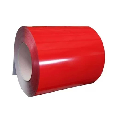 Rode kleur PPGI PPGL DX51D Voorgeverfde gegalvaniseerde ijzer spoel GI plaat spoel 0,12-2 mm